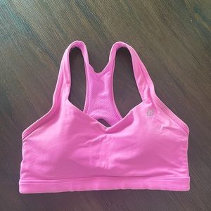Bright Pink Lorna Jane Sports Bra Size Small, Great Condition!